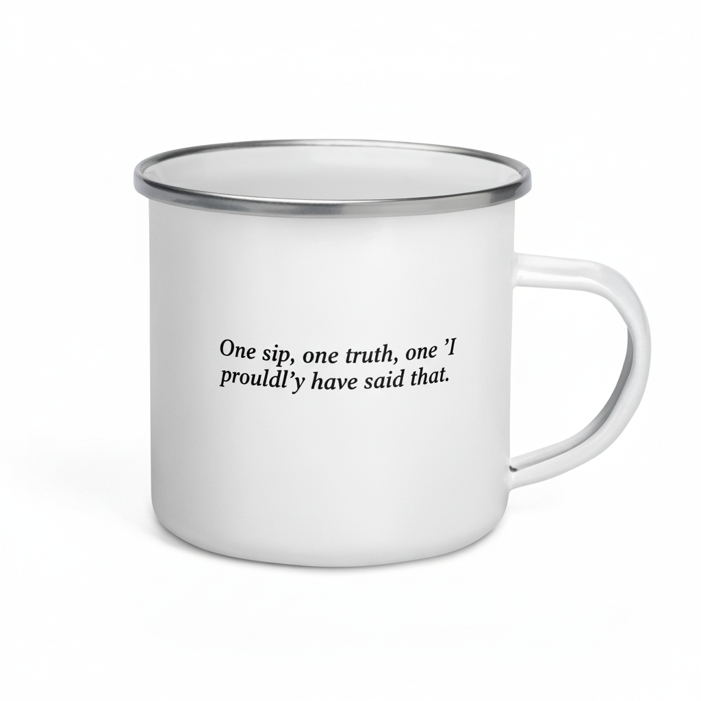 Enamel Mug - Back
